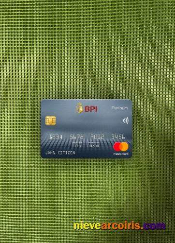 Philippines Bank of the Philippine Islands mastercard platinum photolook